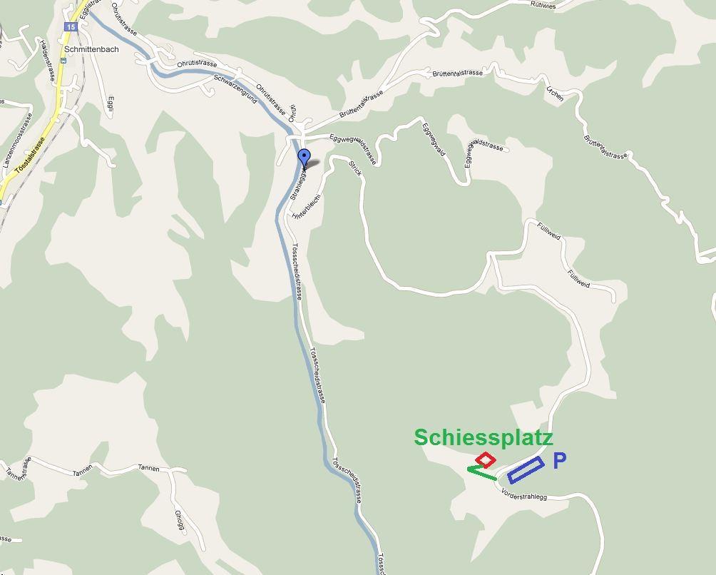 Zufahrt: Steg-Ohrüti-rechts-300m links-ca. 2km